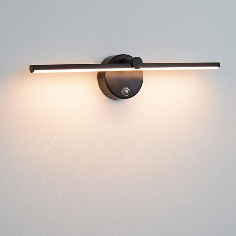 Rosemary - LaBlanc - Dimmable led Mirror Lights with Switch, 300° Rotatable Bathroom Wall Light led 5W 4000K Bathroom Mirror Lamp for Dressing Table
