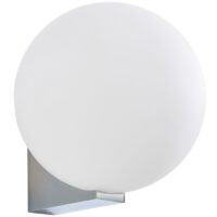 Bola Wall Light 1 Arm Bathroom IP44 Rated Fitting - Polished Chrome - Litecraft