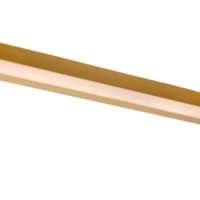 Alexa Modern Wall Light Bathroom - LED - 1x8W 3000K - IP44 - Matt Gold, Brass