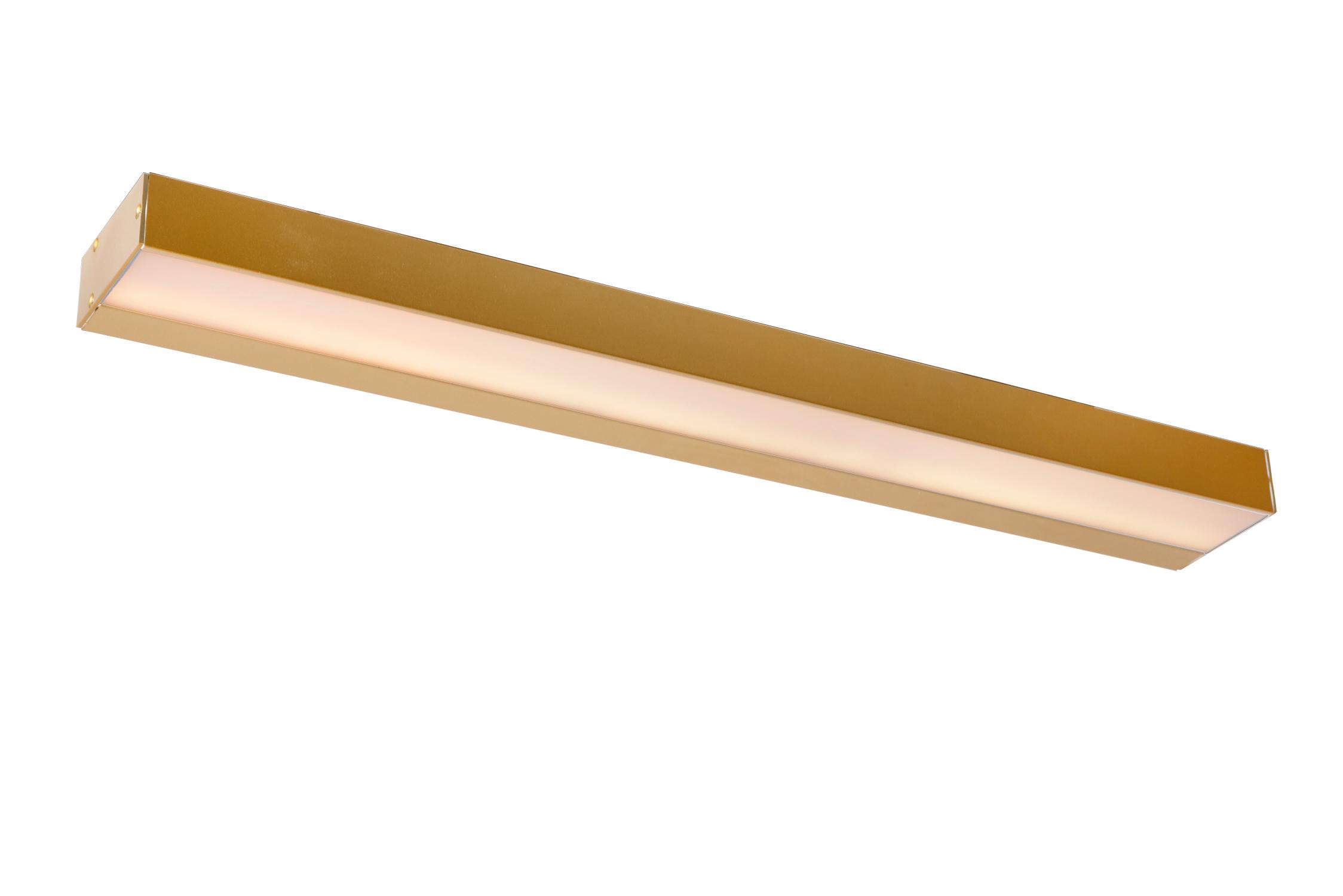 Alexa Modern Wall Light Bathroom - LED - 1x8W 3000K - IP44 - Matt Gold, Brass
