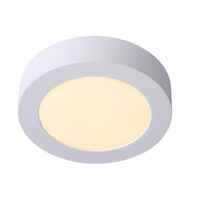 Brice-Led Modern Flush Ceiling Light Bathroom - Ø 18cm - LED Dim. - 1x12W 3000K - IP44 - White