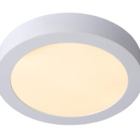 Brice-Led Modern Flush Ceiling Light Bathroom - Ø 24cm - LED Dim. - 1x15W 3000K - IP44 - White