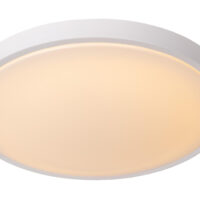 Dasher Modern Flush ceiling light Bathroom - Ø 41cm - LED - 1x24W 2700K - IP44 - Black