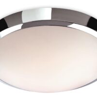 Firstlight 2343CH Toro LED IP44 Chrome Flush Bathroom Ceiling Light