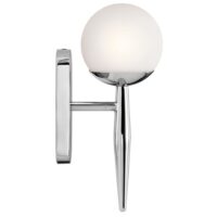 KL/JASPER1 BATH Jasper 1 Light Bathroom Wall Light in Polished Chrome