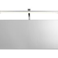 Mantra M5085 Sisley LED Bathroom Bar Light In Silver And Chrome