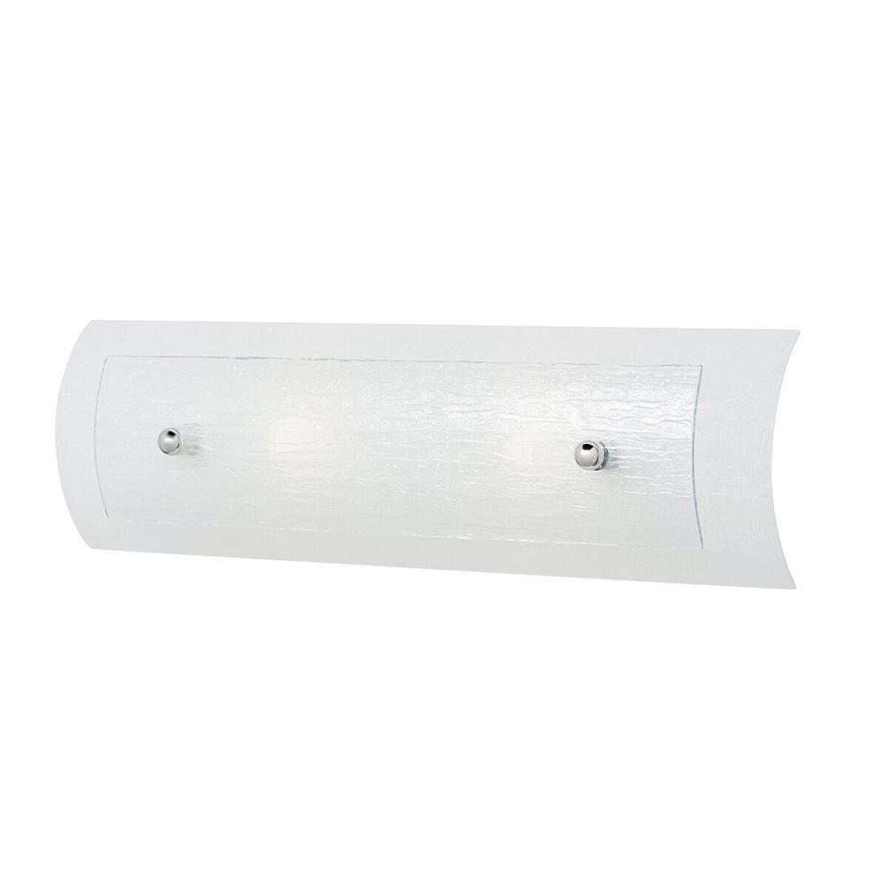 HK/DUET2 BATH Duet 2 Light Bathroom Wall Light In Polished Chrome
