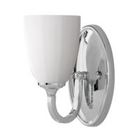 FE/PERRY1 BATH Perry 1 Light Polished Chrome Bathroom Wall Light