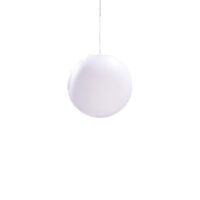 Mantra M1397 Huevo 1 Light Bathroom Small Ceiling Pendant In Opal White