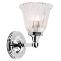 Elstead BATHAUSTEN1PN+GS305 1 Light Solid Brass Bathroom Wall Light