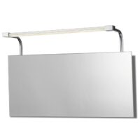Mantra M5086 Sisley LED Bathroom Small Bridge Wall Light In Silver And Chrome
