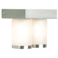 Twin Head Bathroom Wall Light Aluminum IP44